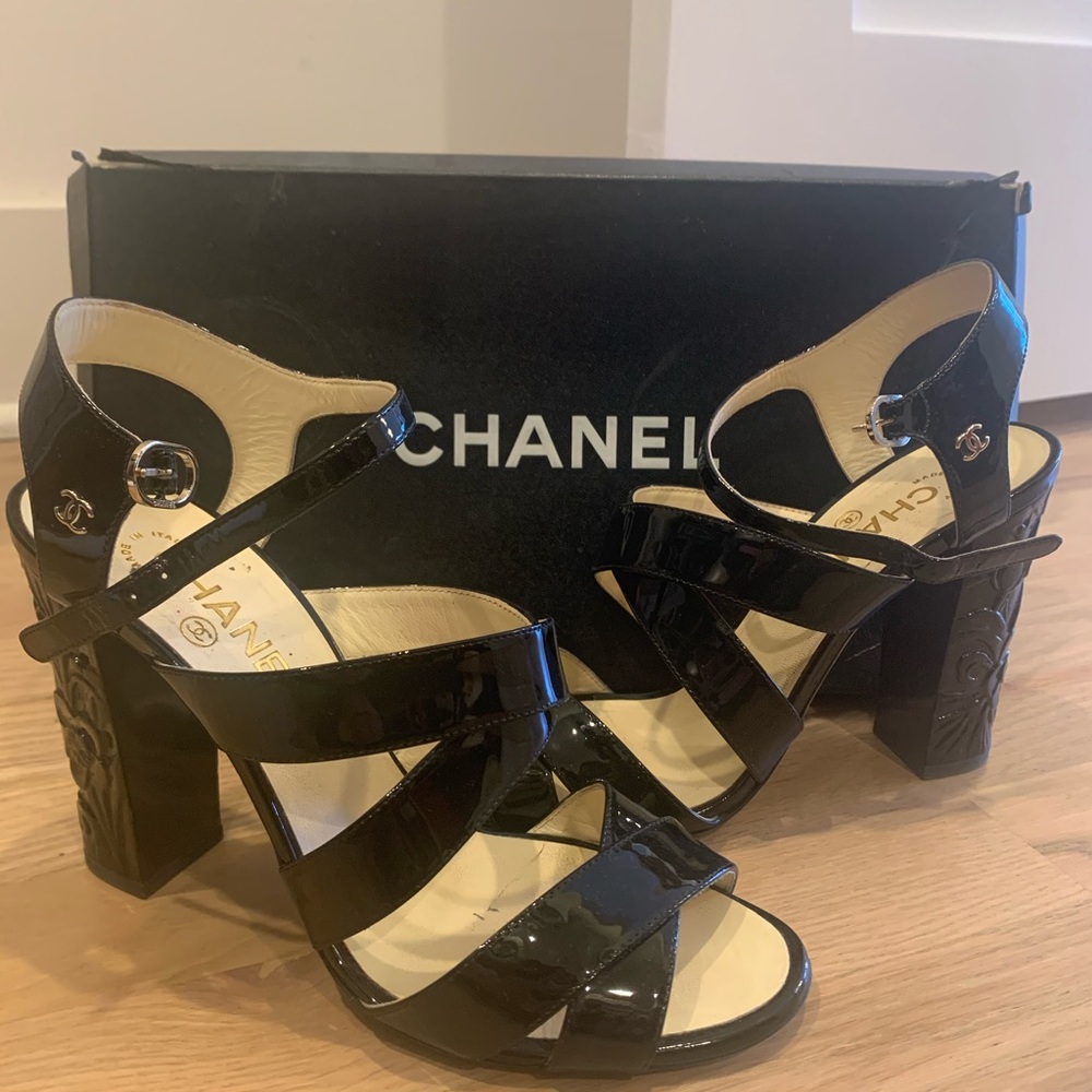 Chanel Rose High Heel sandals